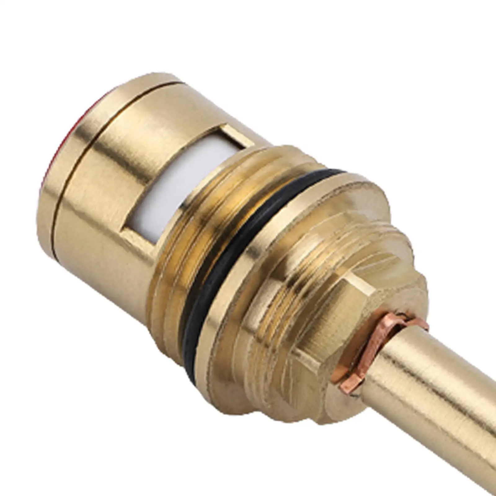 Brass Ceramic Stem Disc Cartridges Ceramic Tap Valves Drip Resistant Faucet Valves Replacements Bathroom Hot Cold Water Kitchen faucet valve ceramic discs kit