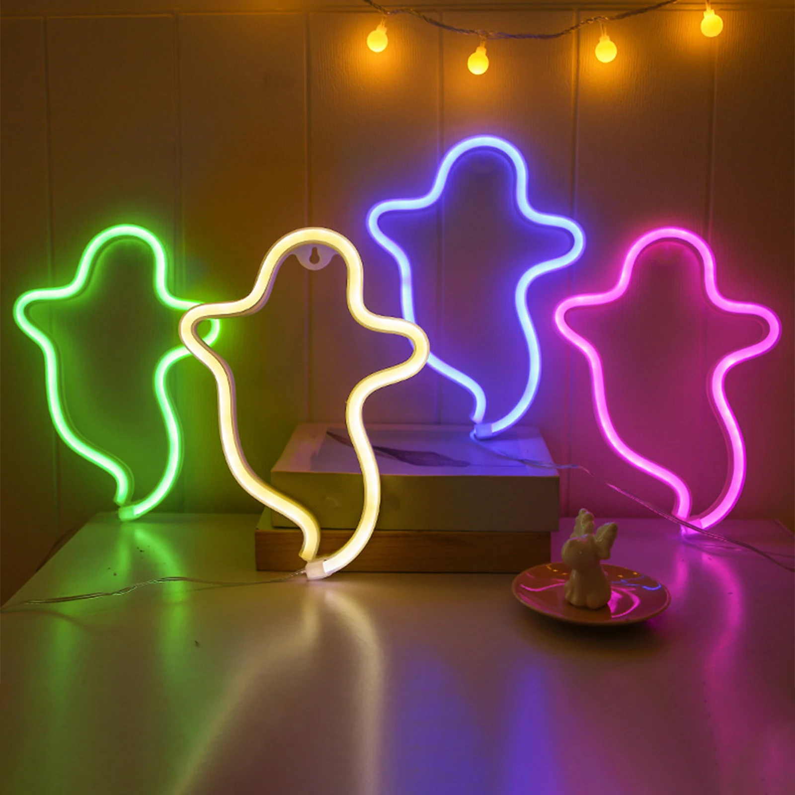 Neon Led Lights Sign Planet Star Cat Fire Neon Light Love Cloud Dinosaur Neon Signs for Room Home Decor Party Wall Lamp