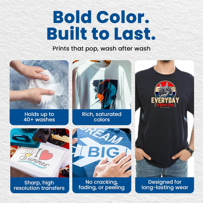 직접 전사 필름 인쇄용 A3 DTF 전사 필름 용지 100매 양면 무광택