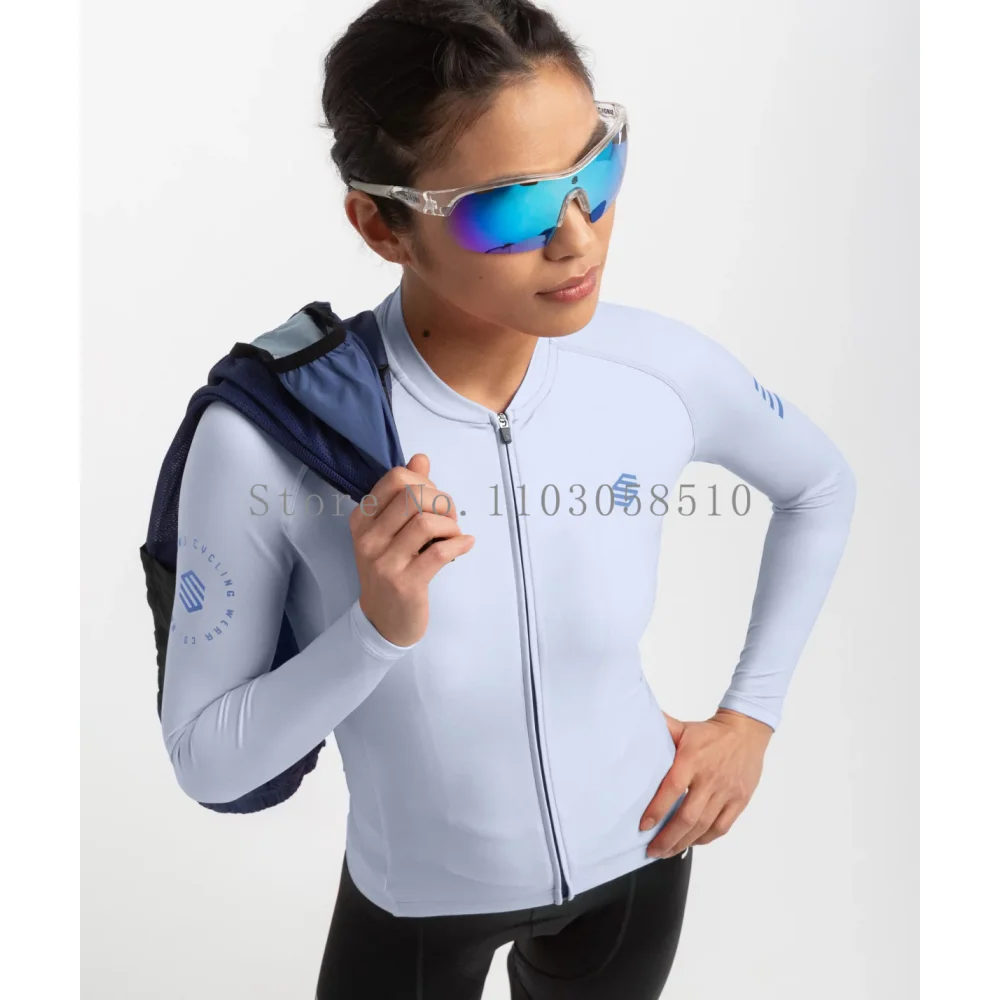 siroko women long sleeve cycling jersey ultralightweight Premium Anti-UV Sweatshirt Cycling Suit Autumn Quick-Dry Racing Uniform 3