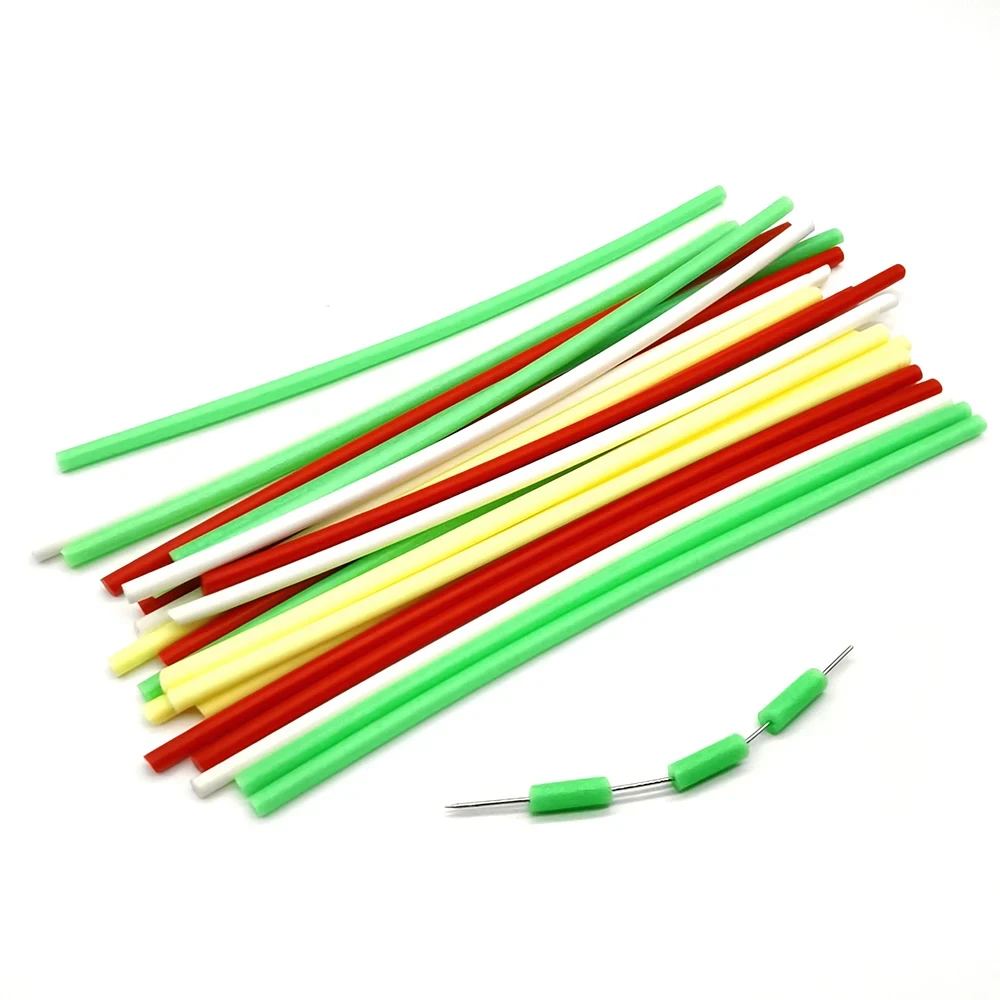 Yisy10PCSPackSMLHighDensityFoamCylinderFloatsWithCenter