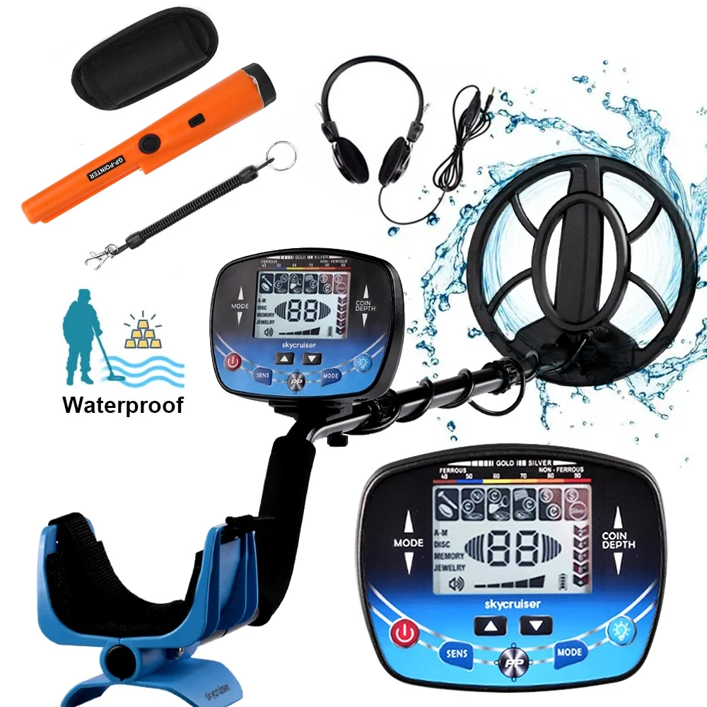 Metal Detector MD910 Professional High Sensitivity Search Finder Gold Detector MD910B Treasure Hunter Detecting Tool