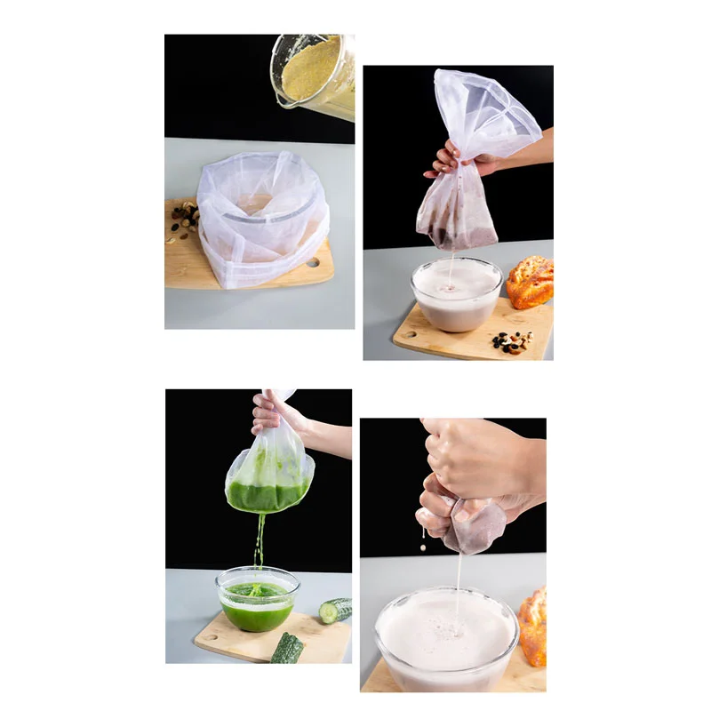 Filter Bag Of Cooking Machine Soy Milk Juice Strainer Gauze Bag Mesh Bag 120 Mesh For TM5/TM6 Thermomix Machin