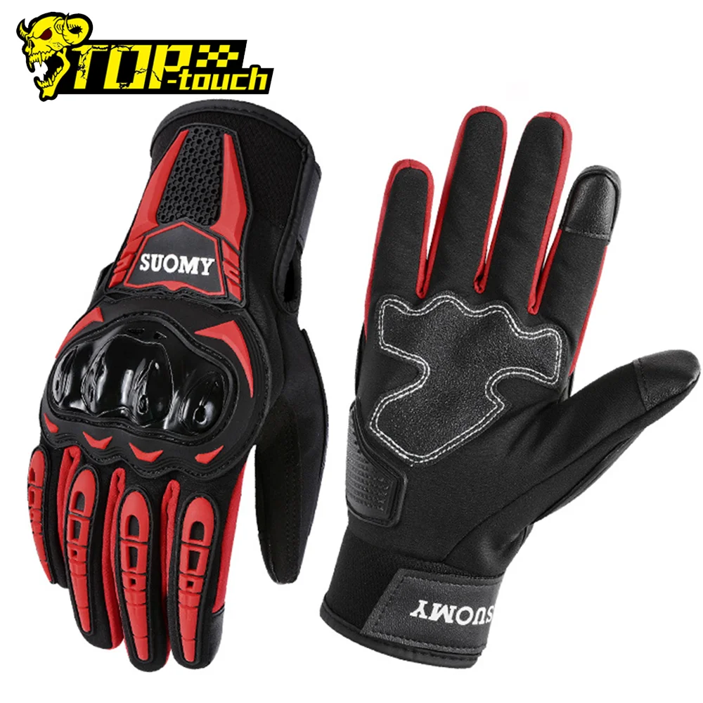 

Motorcycle Gloves Winter Warm Thickening Waterproof Full Finger Gloves Protective Anti-fall Riding Moto Gloves Touch Screen