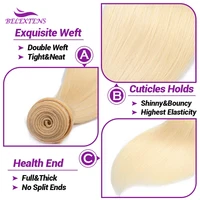 20 20 20 pouces Blonds Droits Tissage Cheveux Humains 613 Extensions Cheveux Bruts Extensions de Cheveux Vierges Non Transformés Lirvaison 3 Jours to France 4
