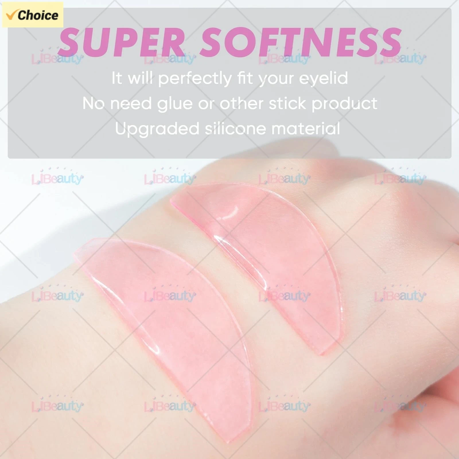 

Libeauty 1 пара искусственных ресниц, накладки для ресниц, стержни для ресниц, трехмерные ресницы