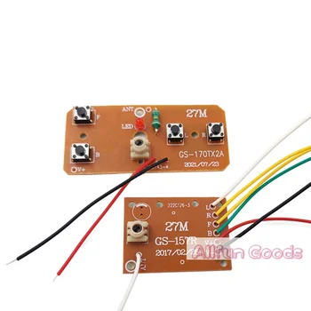 [TG835] Circuito PCB per Telecomando RC a 4 Canali, Scheda Trasmettitore e Ricevitore, Accessori per Auto RC con Antenna e Sistema Radio