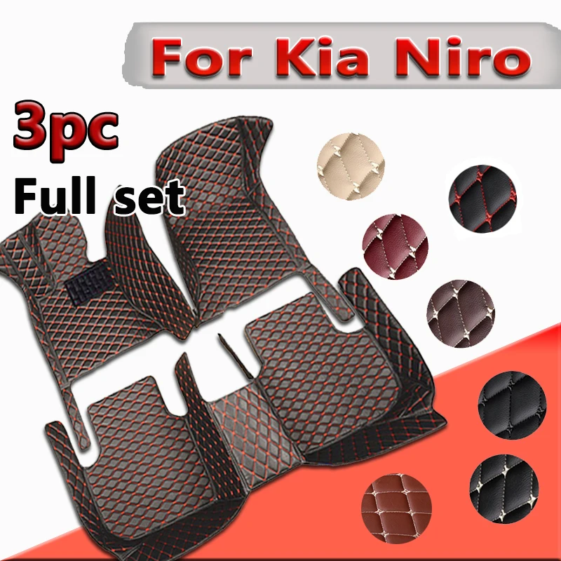 

Car Carpet Floor Mats For Kia Niro SG2 2023 2024 2025 Waterproof Pad Leather Mat Mud Cover Floors Car Accessories Interior Parts