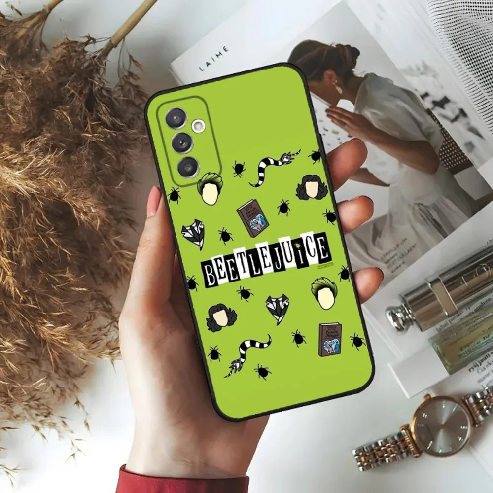 thumbnail image 1 of Funda blanda negra B-Beetlejuices 2 para Samsung S24,23,22,30,21,10,9,Ultra,Plus,Lite,FE,5G, 1 of 5