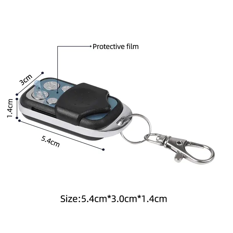 1-50PCS Smart Copy Duplicator 433mhz Remote Control 4 Button Electric Garage Door Gate Remote Cloning 433.92 MHz Transmitter - Image 5