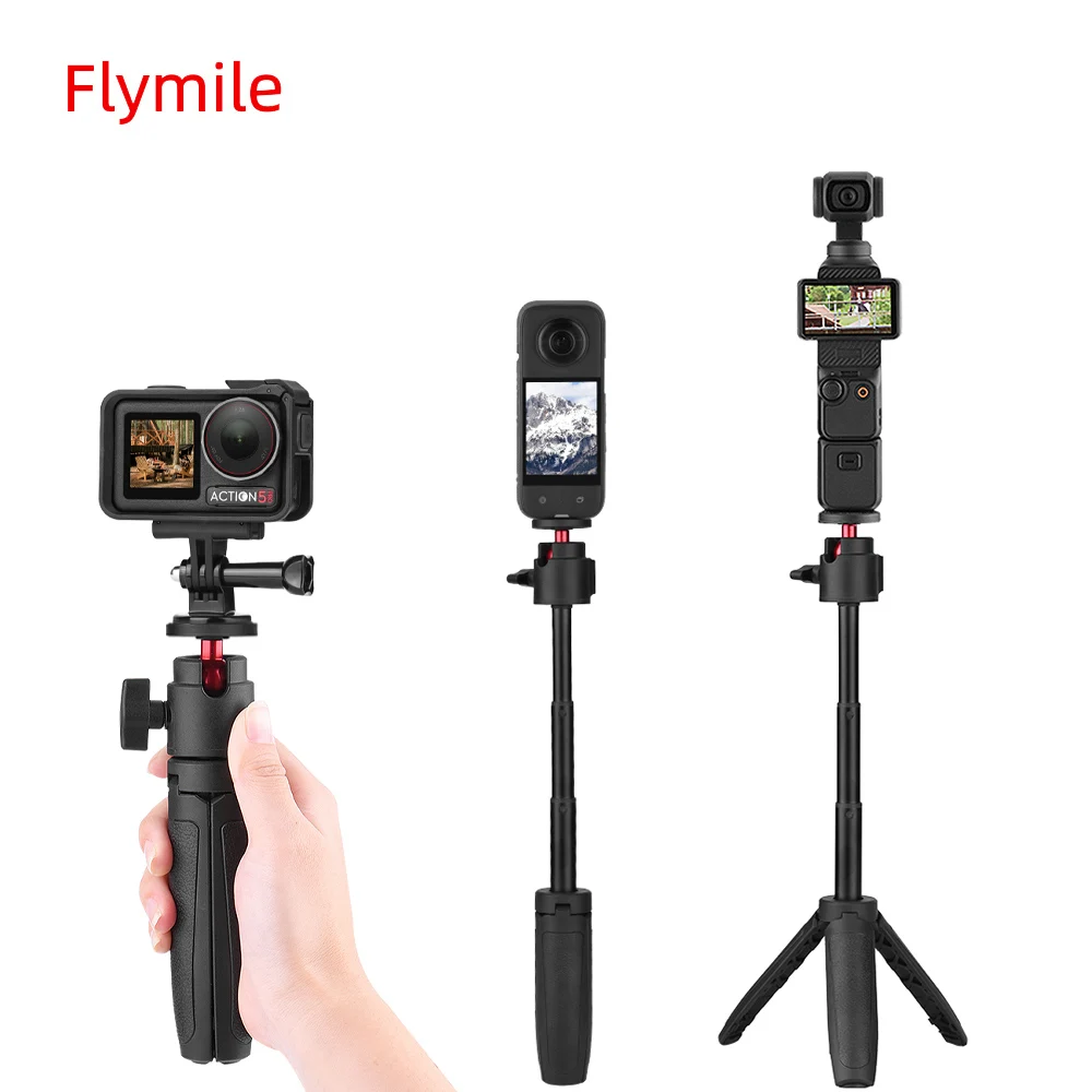 Versatile Selfie Stick Tripod with Extended Bracket Mount