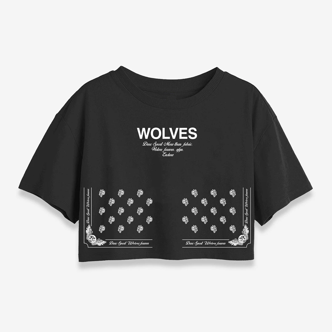 She Darcsport Gym Women Yoga T-shirts SHE Darc Wolf Fitness Shirts Outfit Sportwear Womans Clothing Crop Sports Belly Shirt