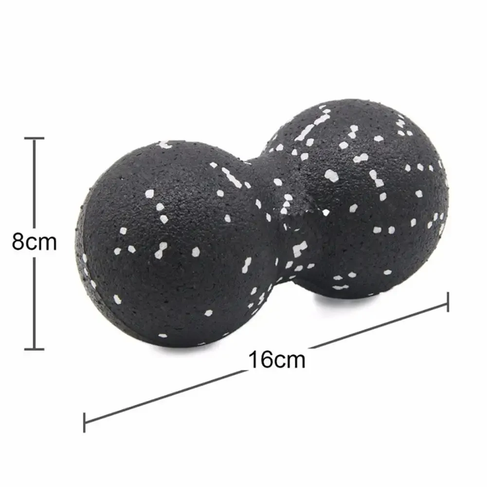 Yoga Massage Roller Ball Peanut Double Lacrosse Spiky Fasciitis Balls Back Ball For Plantar Relief Mobility Myofascial Pain massage ball