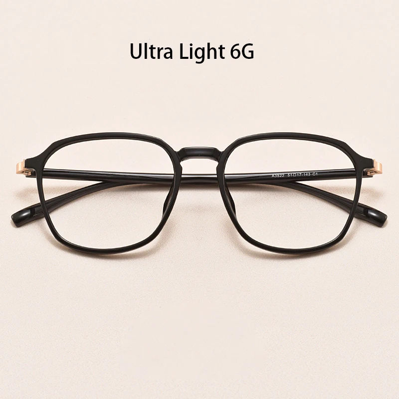 

Retro Fashion Polygon Spectacle Ultra Light TR90 Optical Prescription Glasses Frame Man Myopia Eyeglasses Woman A3522
