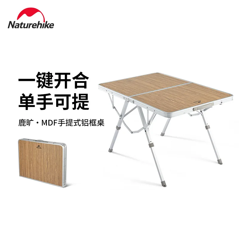 

Naturehike Portable Collapsible Aluminum Alloy Camping Table Outdoor Picnic Barbecue Desk Hand Held Folding Adjustable Height