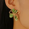 Boucles d'oreilles Vintage Double couche pétale de fleur minimaliste pour femmes, Chic coréen, fête de mariage, bijoux à la mode, cadeaux 2025