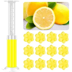 Floral Toilet Gel Air Freshener and Cleaner - 4PCS (Yellow Lemon)
