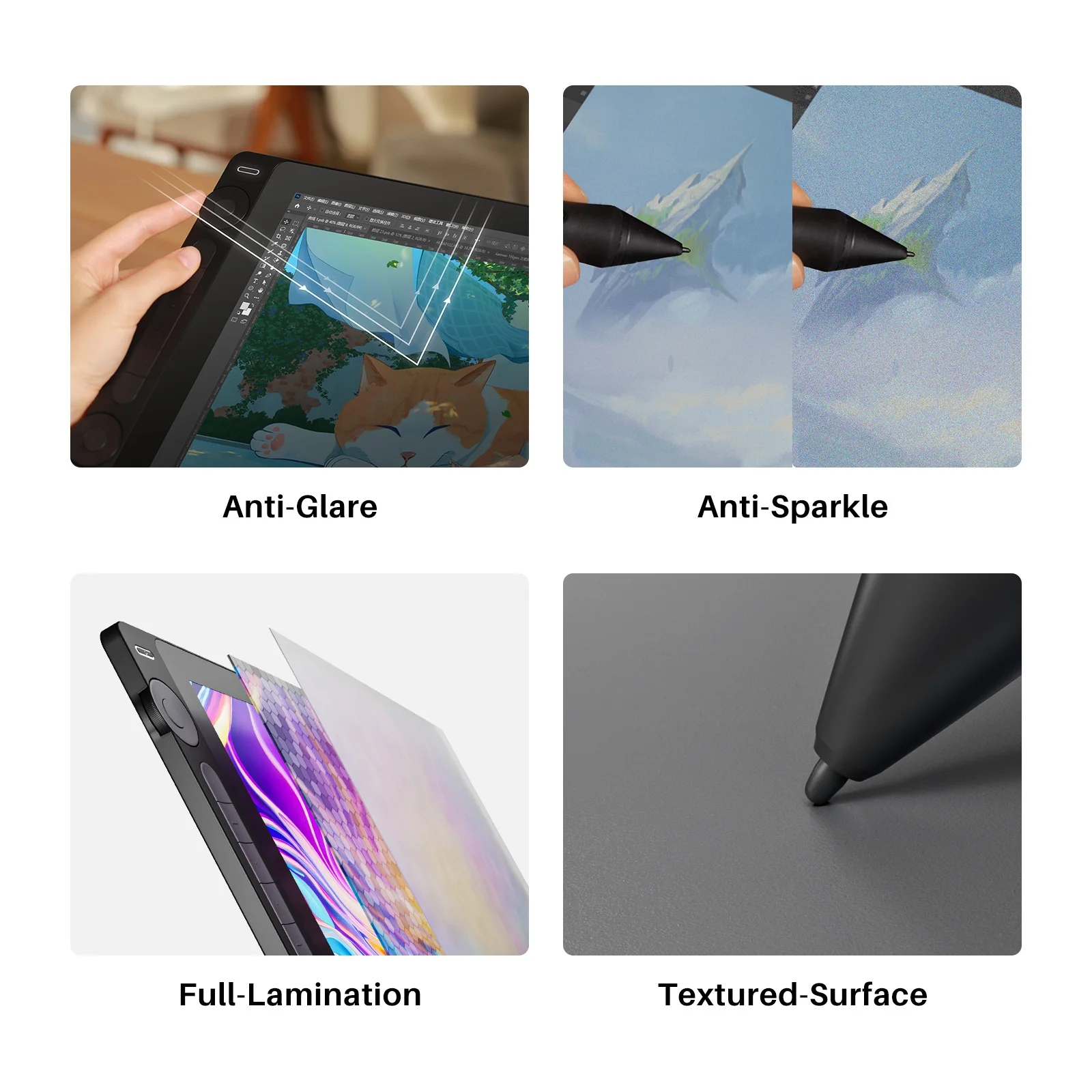 HUION kamvas16（Gen3） HUION Kamvas 16 (Gen 3) Tablet do rysowania z ekranem 15,8