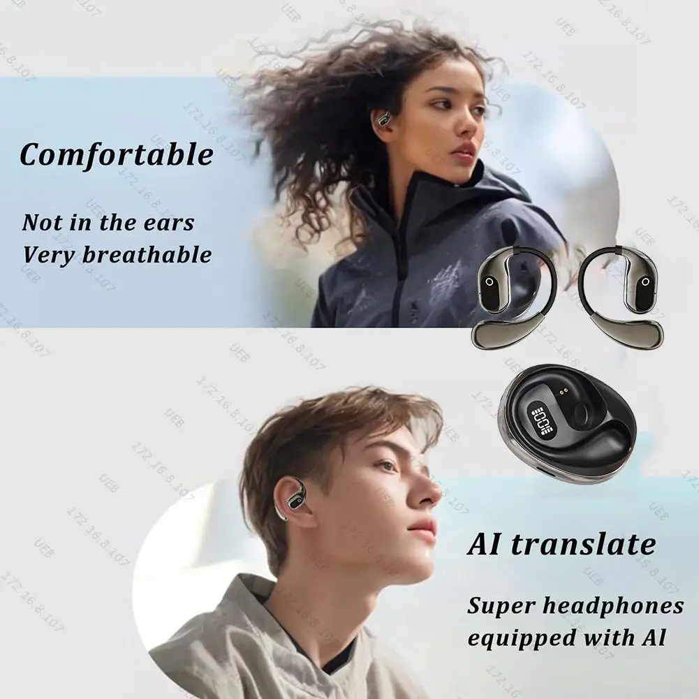 XG99 M112 Real-time Translators Headphones Instant Two-way Translation Earbuds 138/144 Languages Bluetooth Translator Earphones