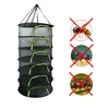 Folding Dry Rack 6 Layers Drying Net for Herbs Hanging Basket Dryer Bag Mesh Herb Drying Net for Flowers Buds Plants Organizer 1