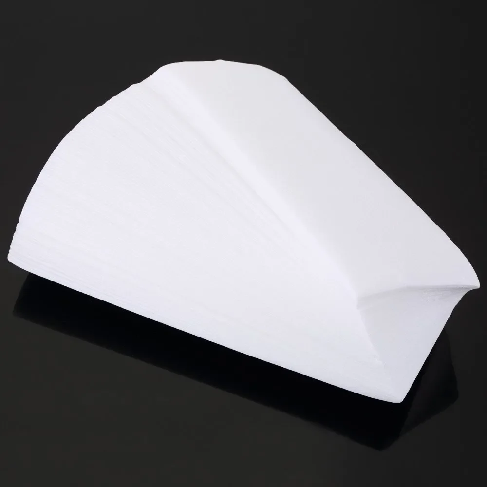 100 Sheets Beeswax Hair Removal Particular Special Non Woven Paper Depilatory Wax Strip Waxing Epilation Tools 2