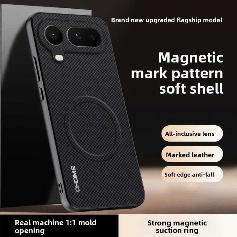 Luxury Magnetic Ultra-Thin Leather Case - Skin-Friendly Marked Cover