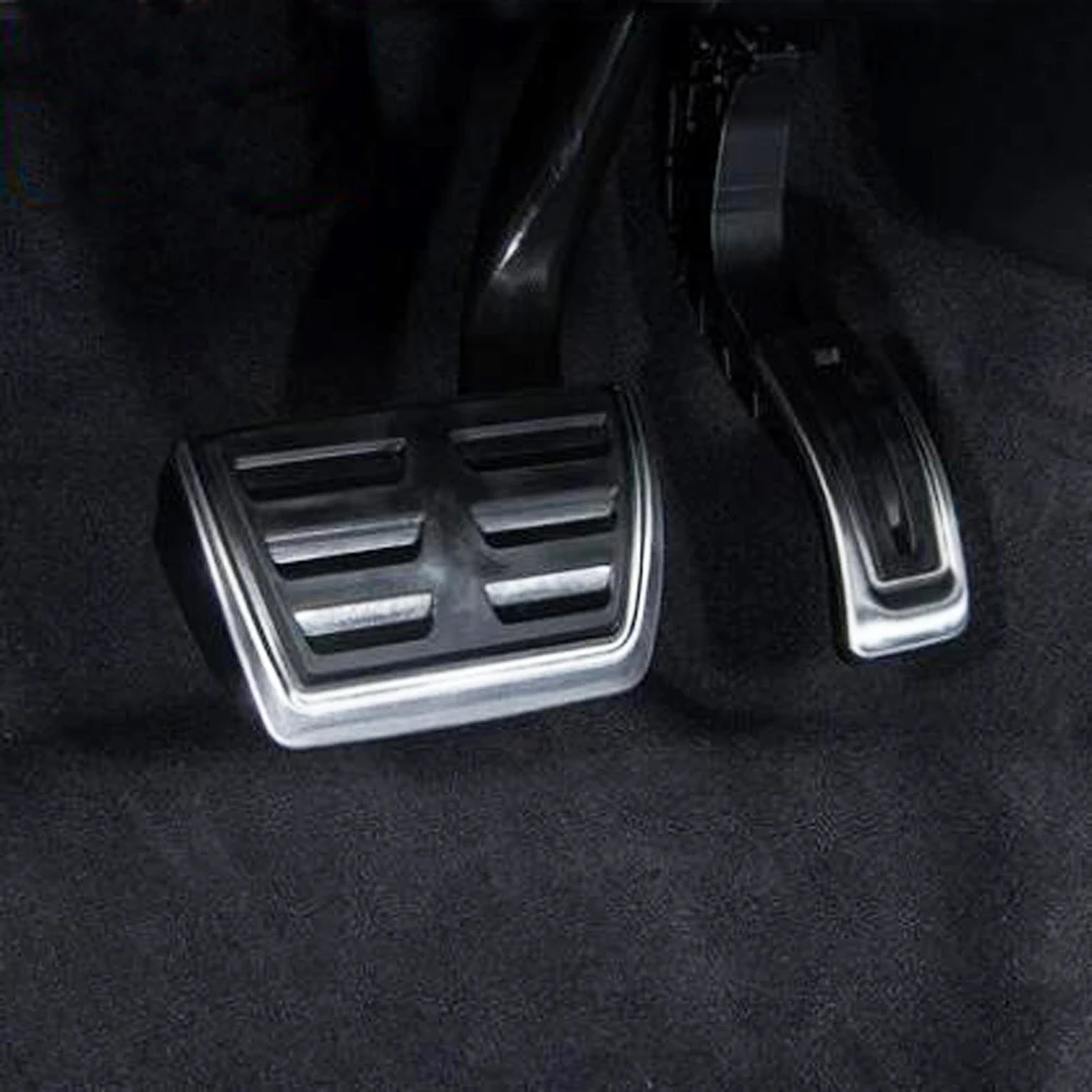 Stainless Steel Car Pedals For Audi E-Tron Q4 / Porsche Macan Macan S-Auto Pedal Cover