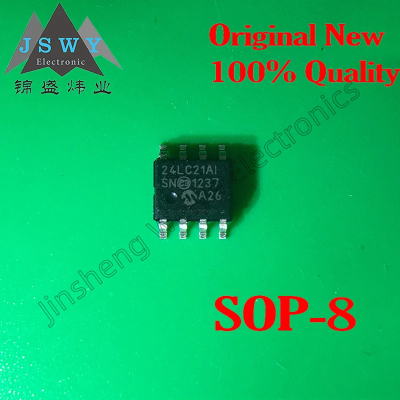 

1-50PCS 24LC21A-I/SN 24LC21AI 24LC21 Storage EEPROM Chip IC Chip SOP-8 Imported with Excellent Quality