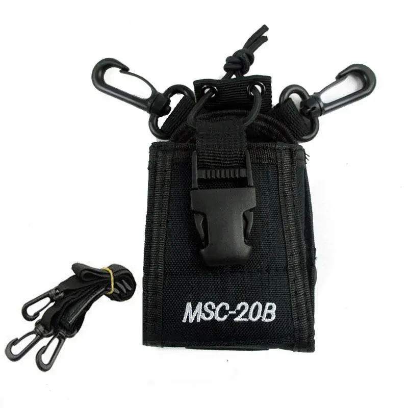 MSC-20B Multi-function Walkie Talkie Radio Case Bag Holder for Kenwood Yaesu Motorola VX3R VX6R VX7R VX-8DR FT1DR FT60R