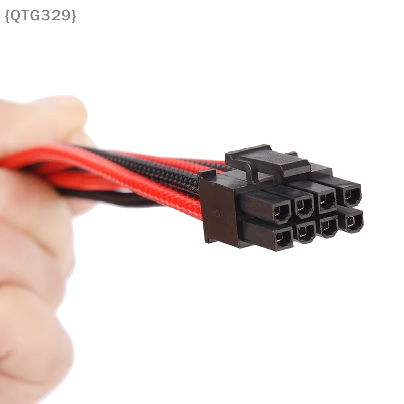 【F2-QT329】PCI-E 8핀 남성-여성 전원 연장 케이블 - 간편한 연결을 위한 PCI Express 비디오 카드 어댑터