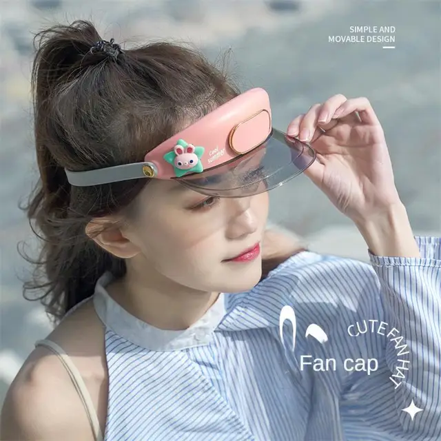 Kemping Ventilátor Sapka Pengék Nélküli Néma Usb Töltés Hallgató Hordozható Kültéri Mini Rajongói Nagykereskedelmi Ajándékok Kalap Hűvösebb Nyárra - Image 2