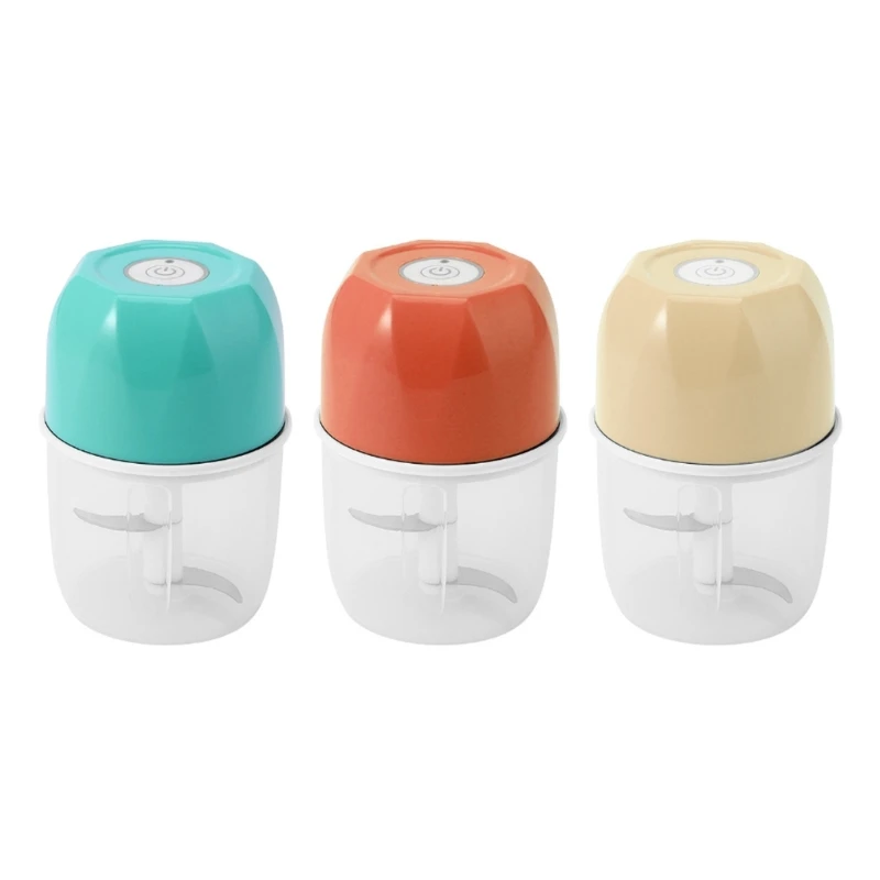 

Q1QC Portable Food Processor Garlic Chopper Vegetable Cutters Grinder for Vegetable, Baby Food, Seasoning