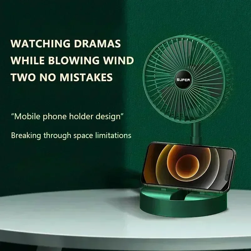 Compact Foldable USB Electric Fan - Portable Indoor/Outdoor Mini Cooling Solution