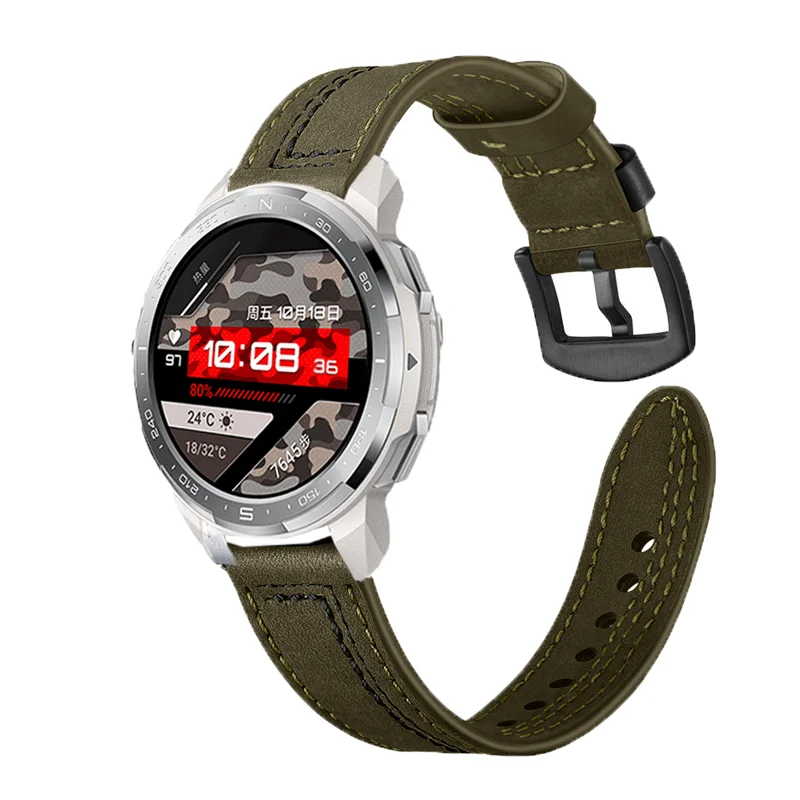 Premium Leather Watchband Strap for Smartwatches - Quick Replaceable Bracelet