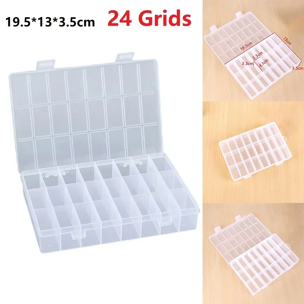 Parts Storage Box Plastic Compact for Craft Electronic Parts
