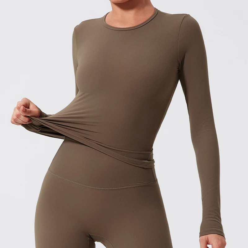 Hearuisavy Long Sleeve Yoga Clothes Women Casual T-shirt High Stretch Gym Top Women Quick-Dry Sportswear Fitness Shirts Female sports t shirt,yoga top,yoga shirt,sports shirt