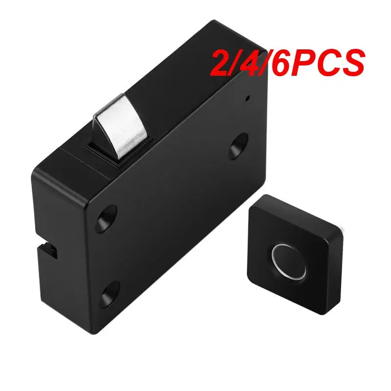 

2/4/6PCS Fingerprint Lock Drawer Intelligent Biometric Electronic Lock File Cabinet Lock Privacy Protection Smart Locks For
