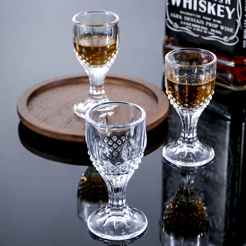 Wine Glasses Set Wine Glasses Set of 12 Shot Glass Set Small Wine Cups Creative Retro Exquisite Drinking Cup Diamond Painting Mini Glass Cup wine cup wine glass drinking glasses