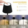 LED Desk Lamp Touch Switch 3 Colors Dimming Rechargeable For Bar Restaurant Study Club Dinner Ambiance Decor Table Lighting 3