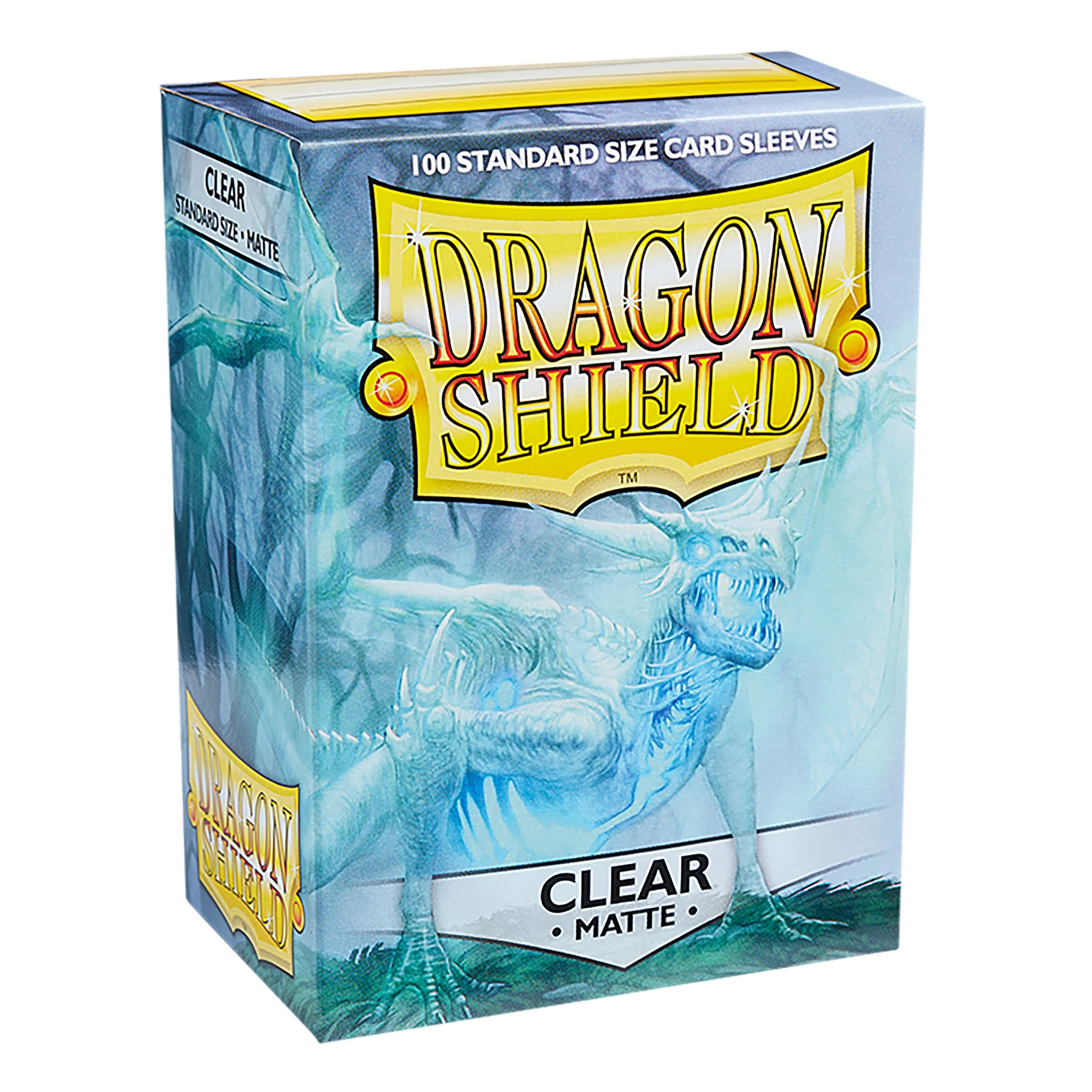 Playing Card Cover 5 Packs 100ct Dragon Shield Matte Clear Standard Size Sleeves Tournament Play Card Protector MTG/PTCG/FAB Covers 66x91mm