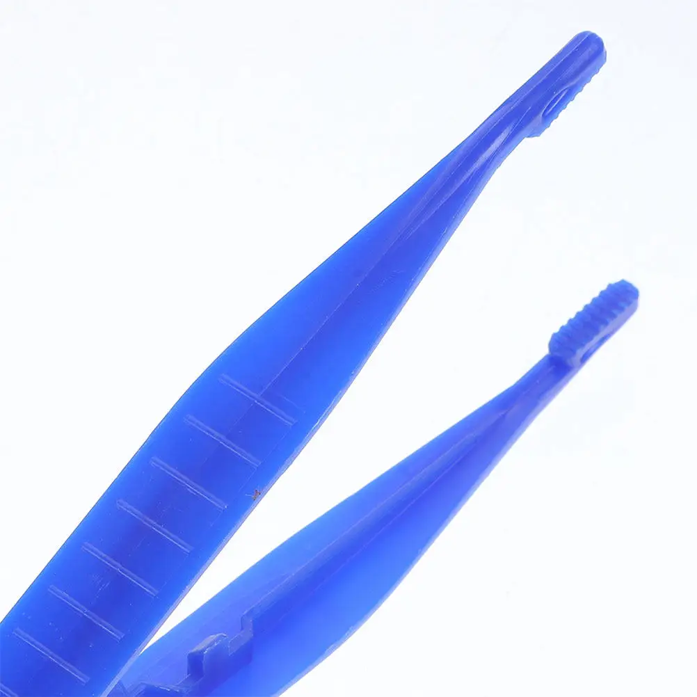 20Pcs 플라스틱 핀셋 컴포트 그립이 있는 공예용 핀셋 강력한 내마모성 DIY 공예 스티커 배치에 이상적