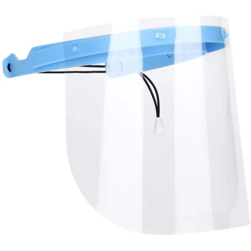 1 Set Dental Dental Face Shield For Dentist Protective Detachable 1 frame 10 visor films Anti-Fog Dustproof