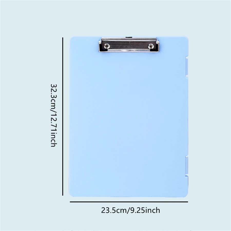 Multi-Functional A4 Clipboard Document Holder-File Organizer with Sturdy Acrylic Board Clip for Office, School 1pc
