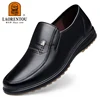 LAORENTOU genuine leather breathable cow tendon sole soft sole anti slip casual leather shoes, size 37-47, dad's shoes 21067n 4