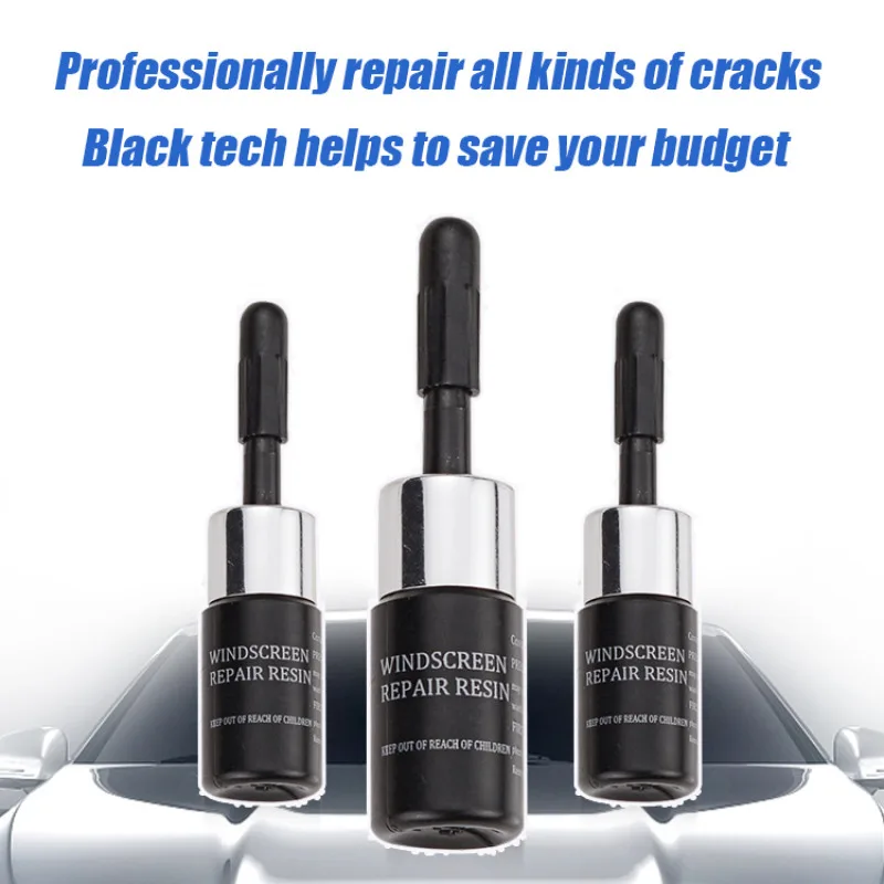 Glass Repair Kit Set Car Cracked Glass Repair Tool DIY Window Tools Auto Windshield Nano Scratch Kit