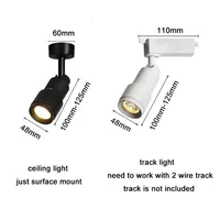 5/7/10/12W 8 to 60 Degree Beam Angle Adjusted Zoomable LED Track Light, Black Narrow Beam Ceiling Zooming Spot Picture Lighting 2