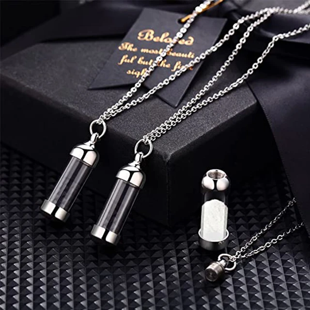 clockxm Ashes Necklace Forever in My Heart Cremation India | Ubuy