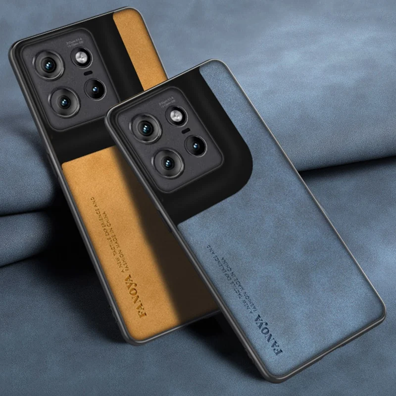 Luxury PU Leather Phone Case - Shockproof Silicone Back Cover