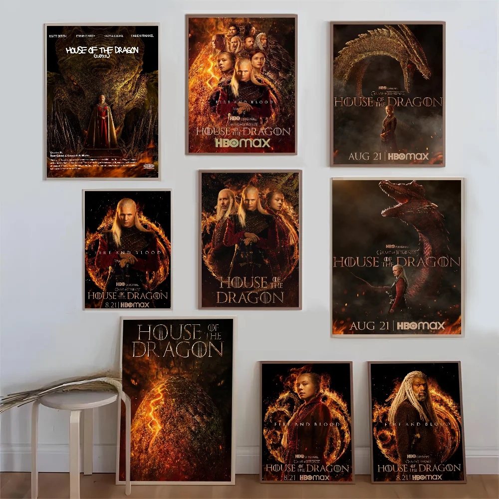 

House of the Dragons Poster Good Quality Prints and Posters HD Quality Poster Wall Art Painting Study Home Decor