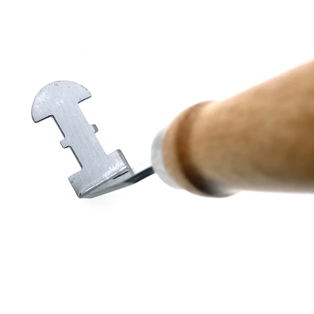 1Dcs Méhkas Keret És Doboz Lapáttisztítás Tisztító Fa Fogantyúkon Scoop Out Viaszpengék Penge, Amely Alkalmas A Méhelőszerszámokhoz - Image 3